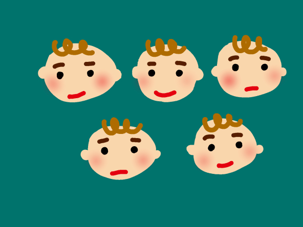 日本初の五つ子誕生